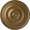 Ekena Millwork Traditional Reece Ceiling Medallion (Fits Canopies up to 5 7/8"), 24 3/8"OD x 1 1/8"P, Pale Gold CM24REPAS - alternate 1